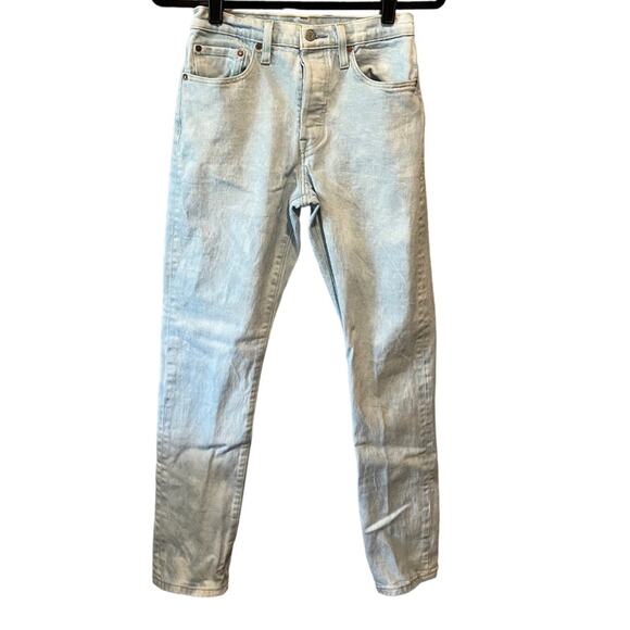 Levi's 501 Tip Of The Iceberg Skinny Jeans Size 26 x 30 - Picture 3 of 15